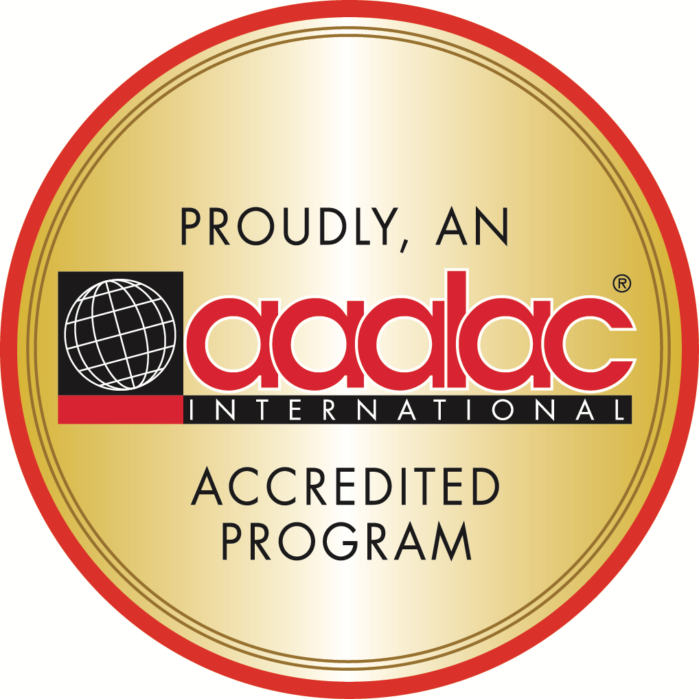 Proudly, an AAALAC International accredited program seal